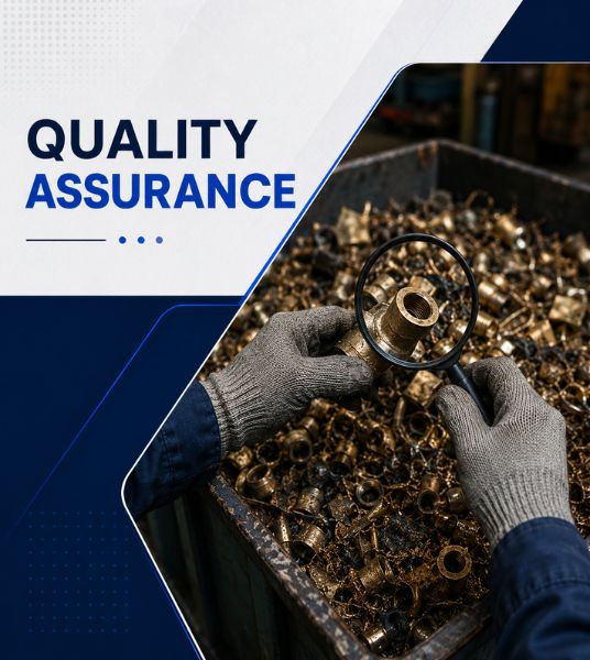 Scrap metal quality inspection
