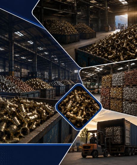Metal scrap supplier and trading facility